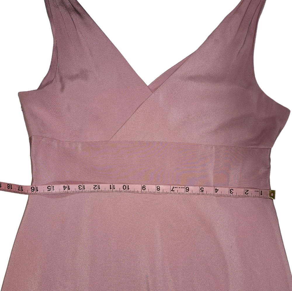 J Crew Pink Lilac Sophia Tricotine Silk Cocktail Midi Dress Sz 10 ? Coquette - Picture 14 of 14